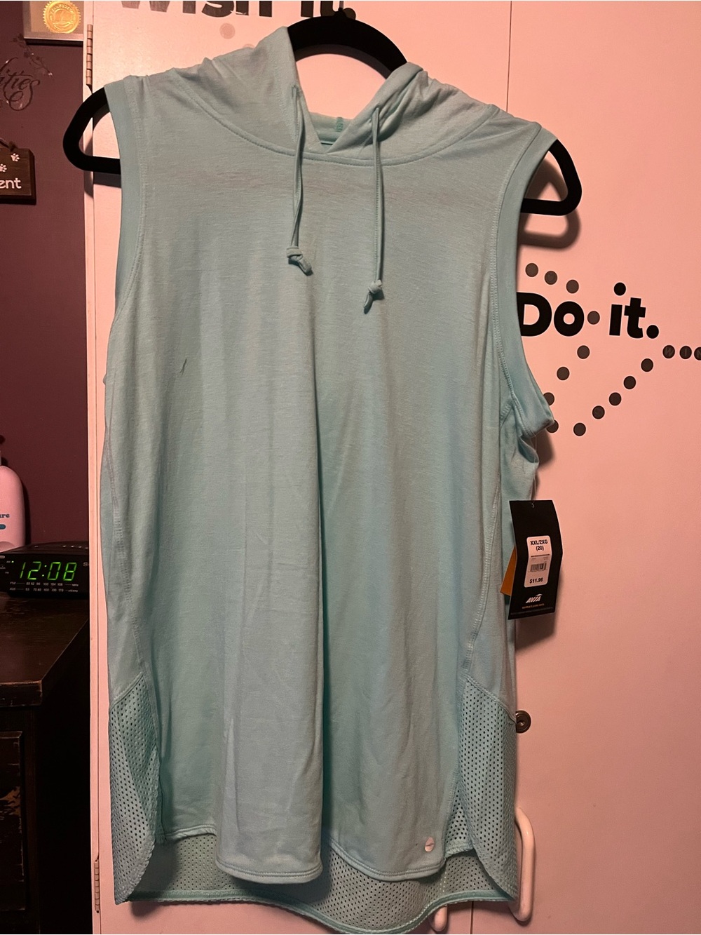 Avia mint Sleeveless Hooded Tank size xxl